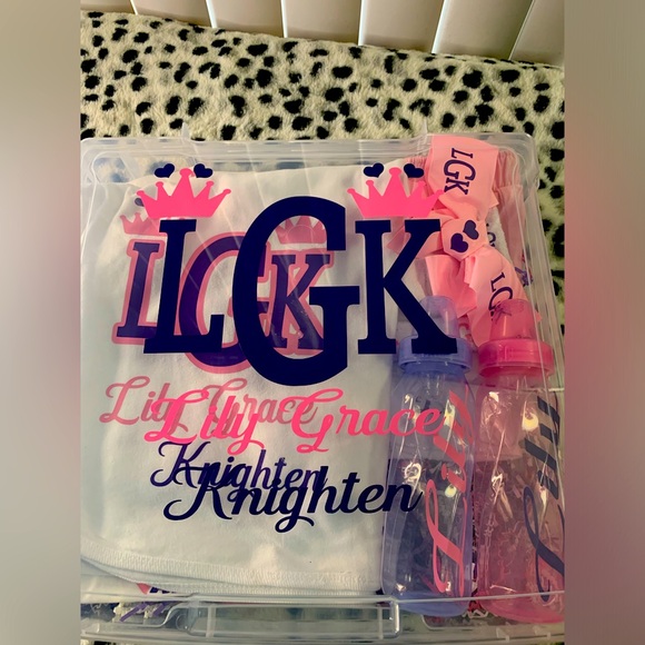 Pink Personalized Medium Baby Girl Bundle Box
